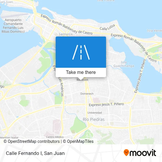 Calle Fernando I map