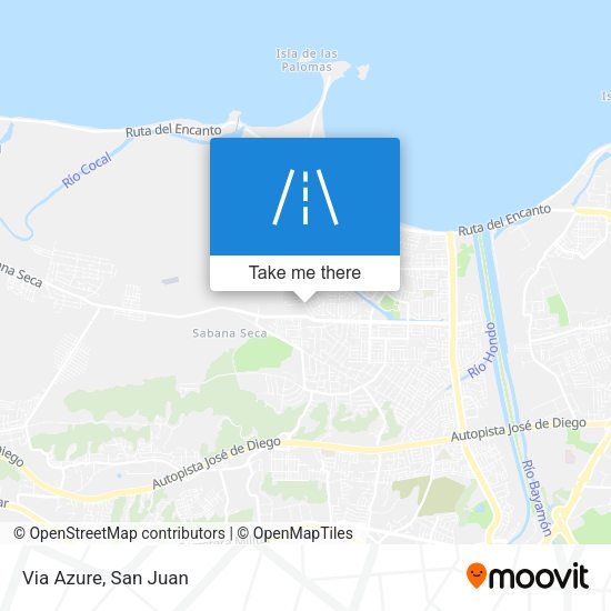 Mapa de Via Azure