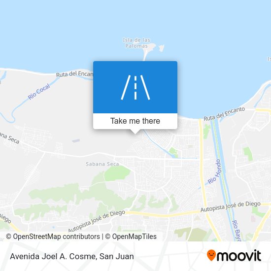 Mapa de Avenida Joel A. Cosme