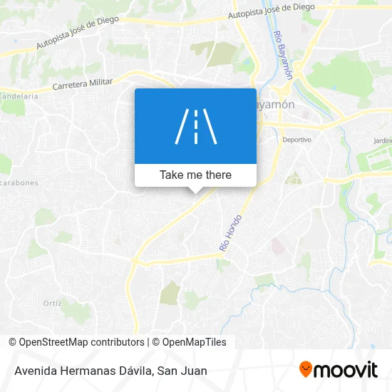 Avenida Hermanas Dávila map