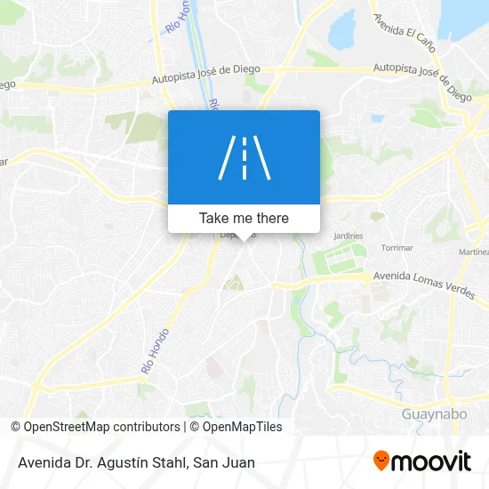 Avenida Dr. Agustín Stahl map