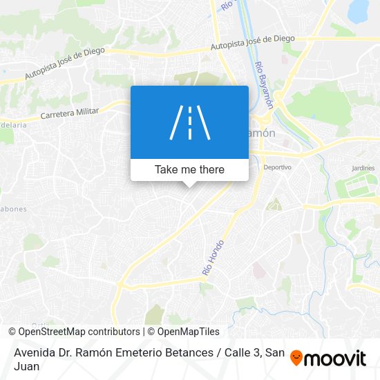 Avenida Dr. Ramón Emeterio Betances / Calle 3 map