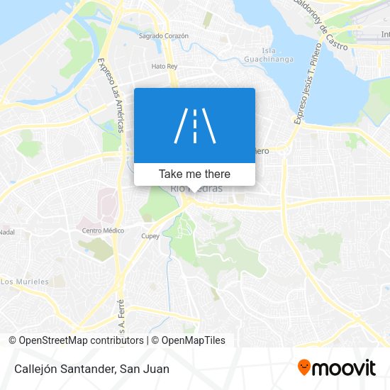 Callejón Santander map