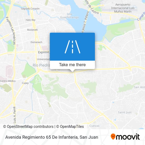Avenida Regimiento 65 De Infantería map