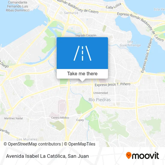 Mapa de Avenida Isabel La Católica