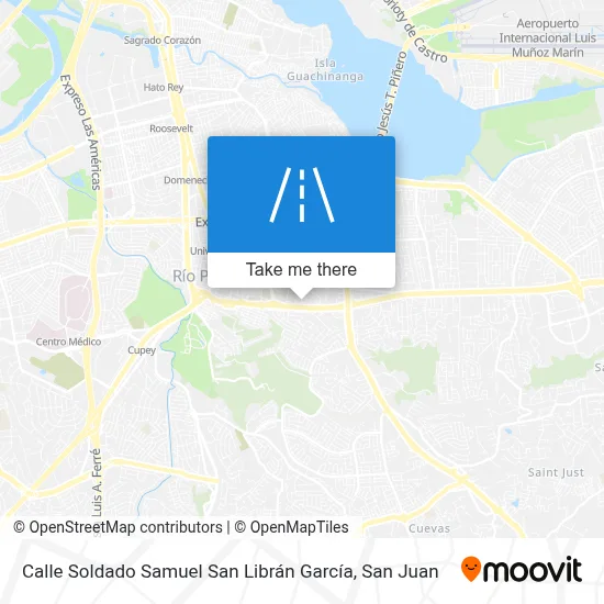 Mapa de Calle Soldado Samuel San Librán García