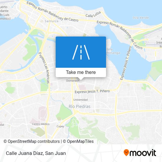 Calle Juana Díaz map