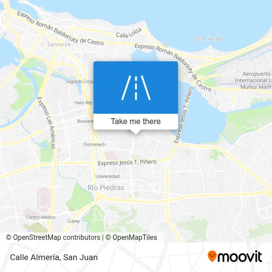 Mapa de Calle Almería