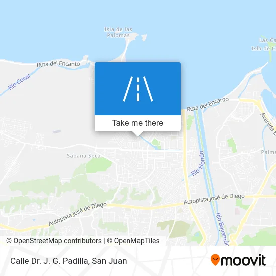 Mapa de Calle Dr. J. G. Padilla