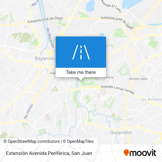 Mapa de Extensión Avenida Periférica