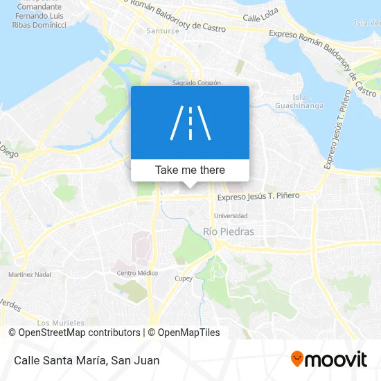 Mapa de Calle Santa María