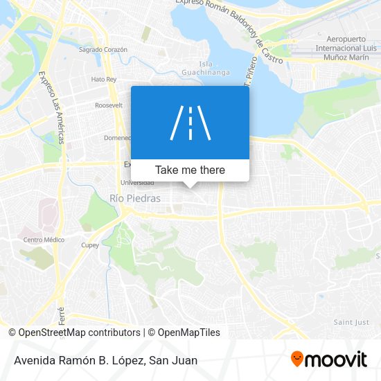 Mapa de Avenida Ramón B. López