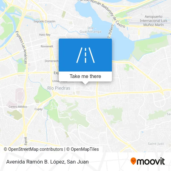 Mapa de Avenida Ramón B. López