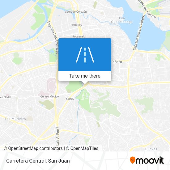 Mapa de Carretera Central