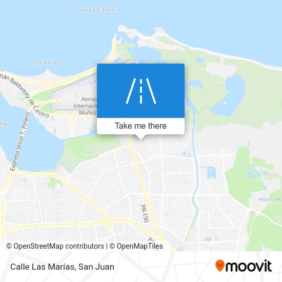 Calle Las Marías map