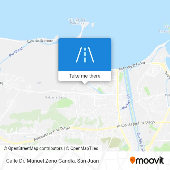 Mapa de Calle Dr. Manuel Zeno Gandía