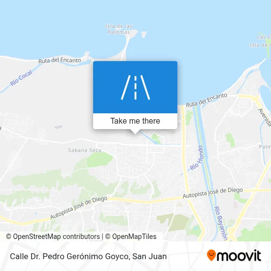 Mapa de Calle Dr. Pedro Gerónimo Goyco