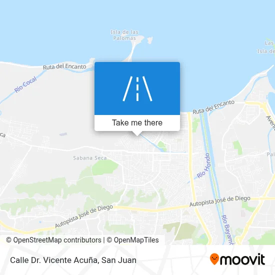 Mapa de Calle Dr. Vicente Acuña