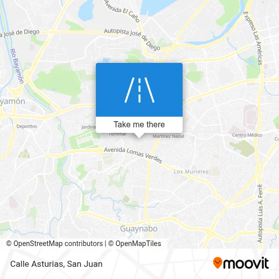 Calle Asturias map
