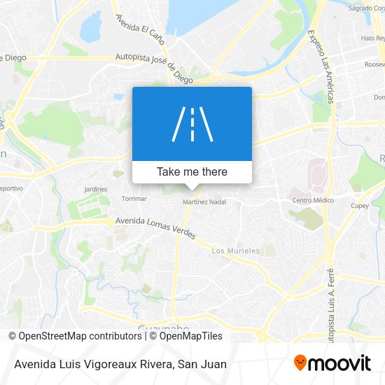 Avenida Luis Vigoreaux Rivera map