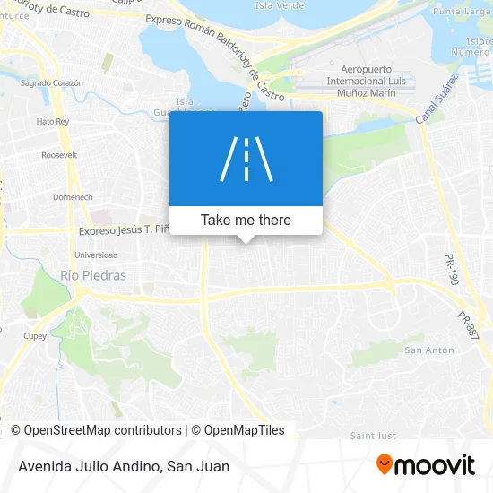 Avenida Julio Andino map