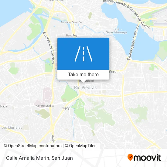 Mapa de Calle Amalia Marín