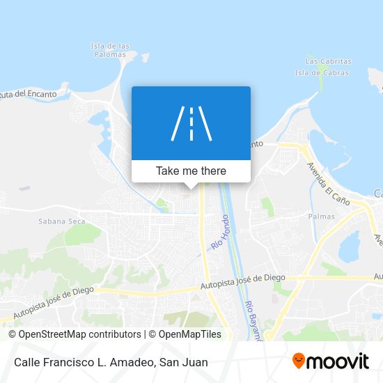 Mapa de Calle Francisco L. Amadeo