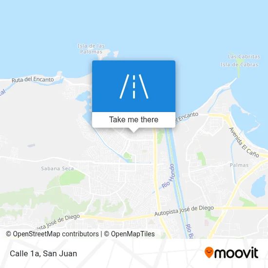 Mapa de Calle 1a