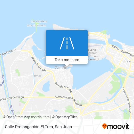 Mapa de Calle Prolongación El Tren