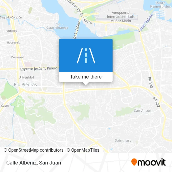 Calle Albéniz map