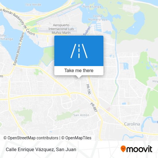 Mapa de Calle Enrique Vázquez