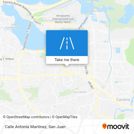 Mapa de Calle Antonia Martínez