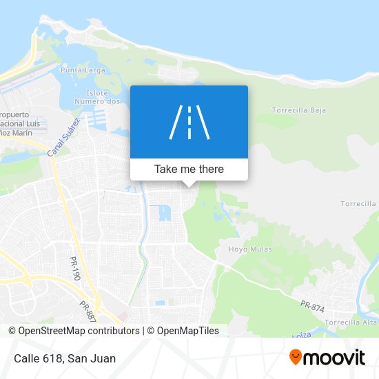 Mapa de Calle 618