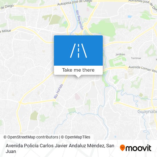 Avenida Policía Carlos Javier Andaluz Méndez map