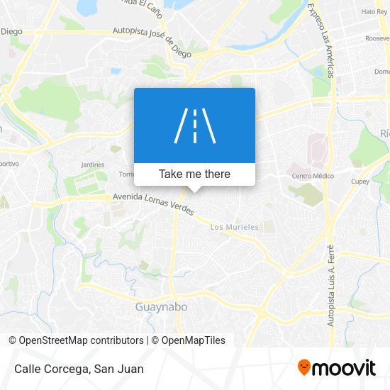 Mapa de Calle Corcega