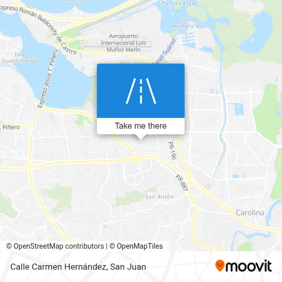 Mapa de Calle Carmen Hernández