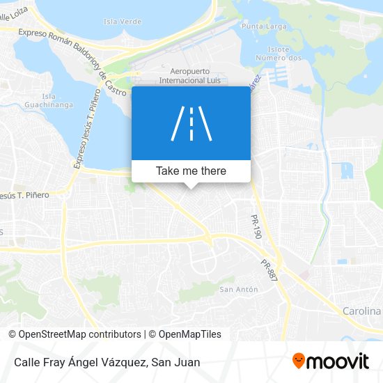 Calle Fray Ángel Vázquez map