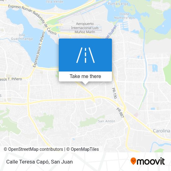 Mapa de Calle Teresa Capó