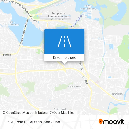 Mapa de Calle José E. Brisson