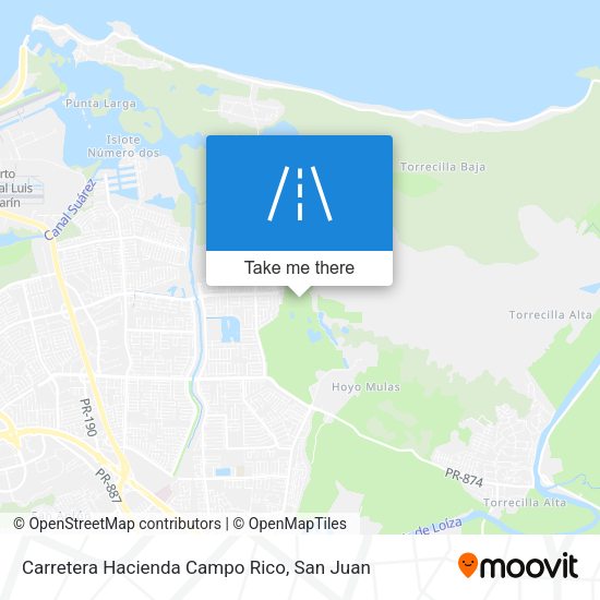 Carretera Hacienda Campo Rico map