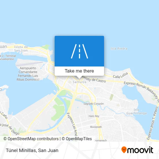Mapa de Túnel Minillas