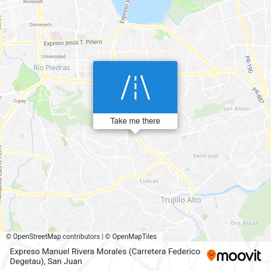 Expreso Manuel Rivera Morales (Carretera Federico Degetau) map