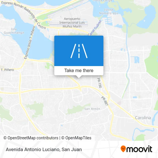 Avenida Antonio Luciano map