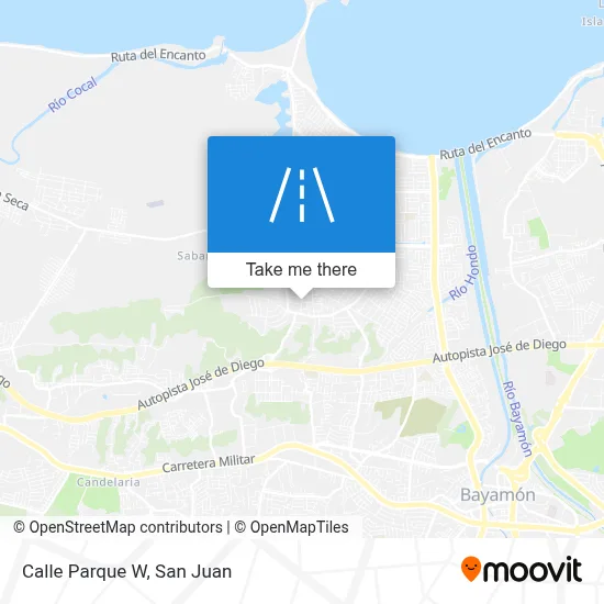 Calle Parque W map