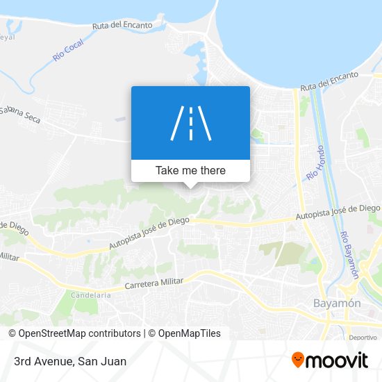 Mapa de 3rd Avenue