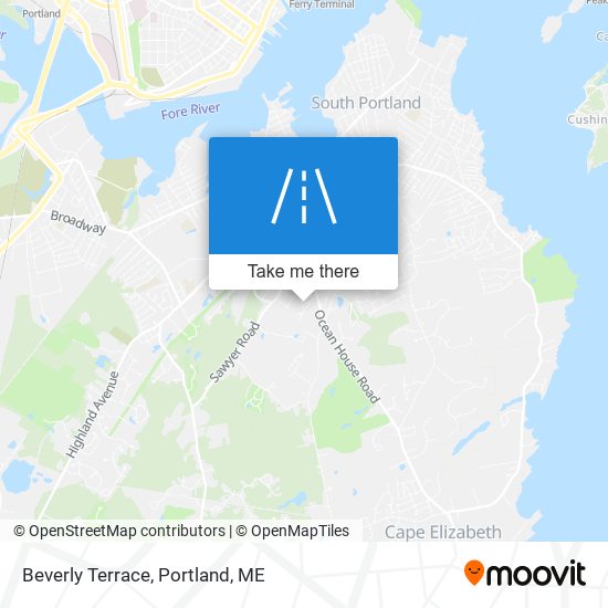 Beverly Terrace map