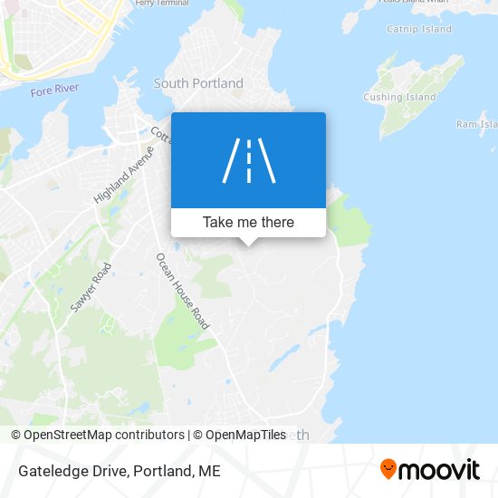 Gateledge Drive map