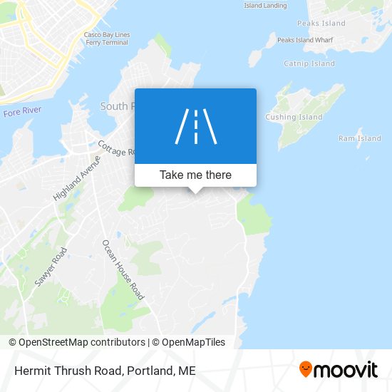 Mapa de Hermit Thrush Road