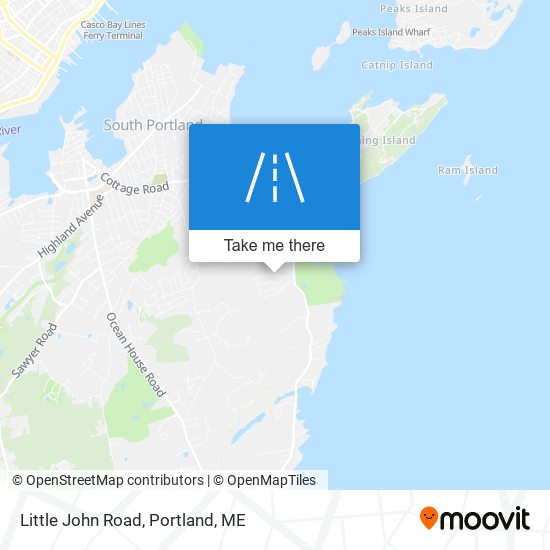 Mapa de Little John Road