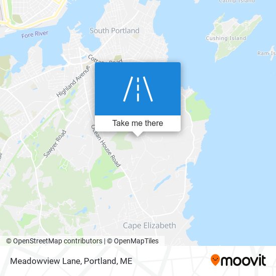 Meadowview Lane map